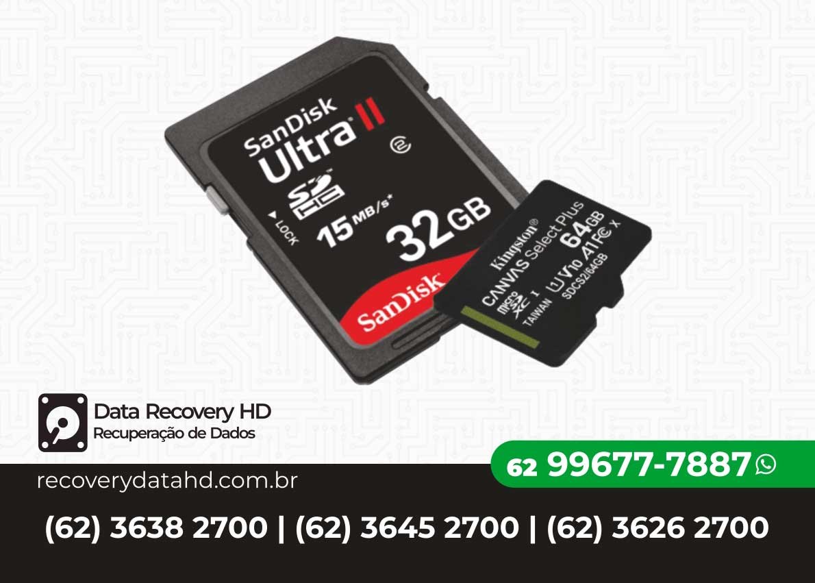 RECOVERY DATA HD-RECUPERAÇÃO DE ARQUIVOS DE HD DE CARTÃO DE MEMORIA GOIANIA