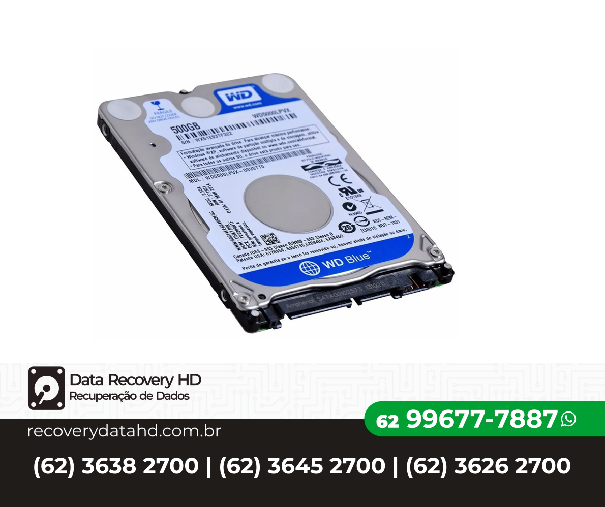 RECOVERY DATA HD-RECUPERAÇÃO DE ARQUIVOS DE HD DE NOTEBOOKS GOIANIA