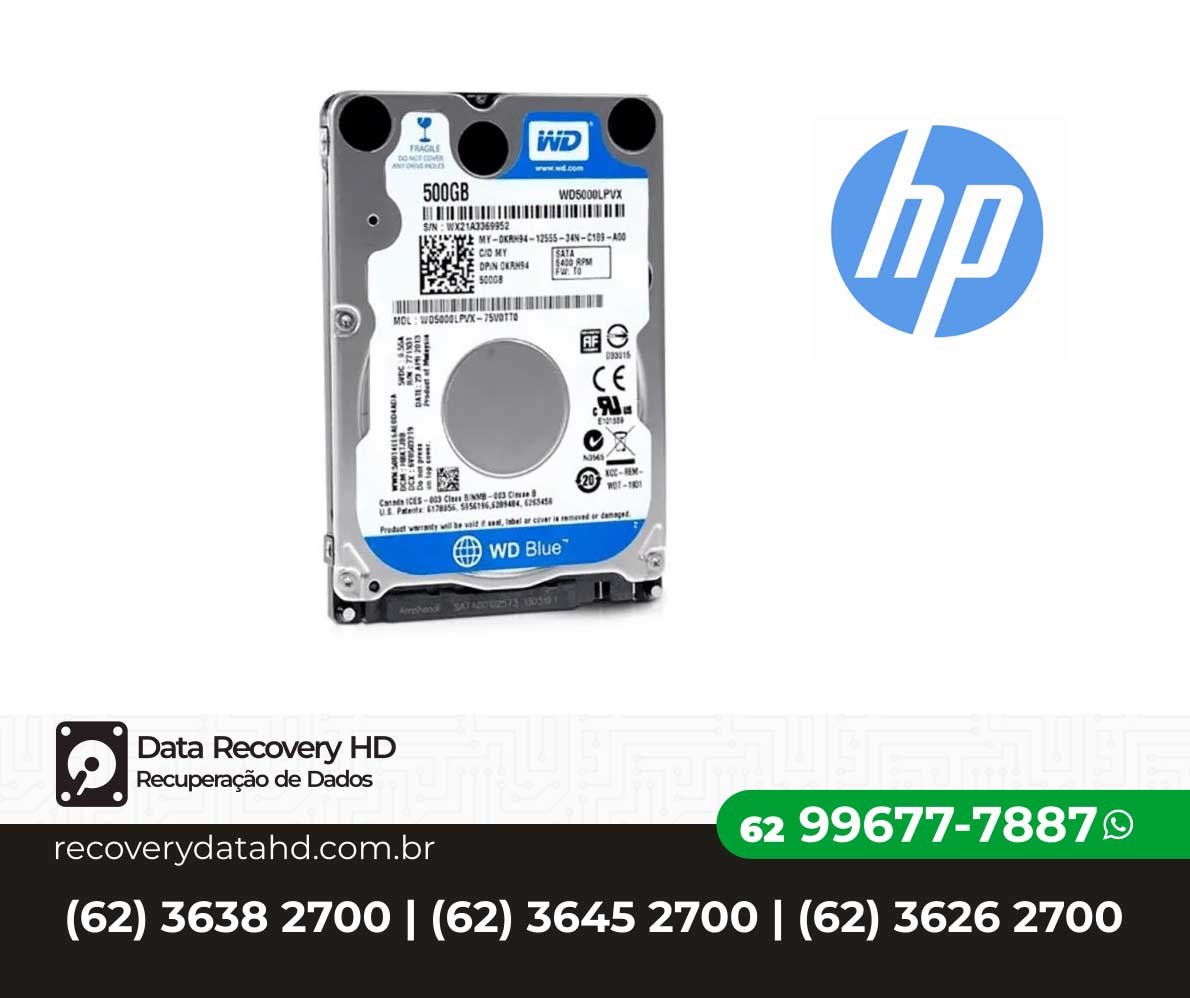 RECOVERY DATA HD-RECUPERAÇÃO DE ARQUIVOS EM HDS DE NOTEBOOK HP GOIANIA