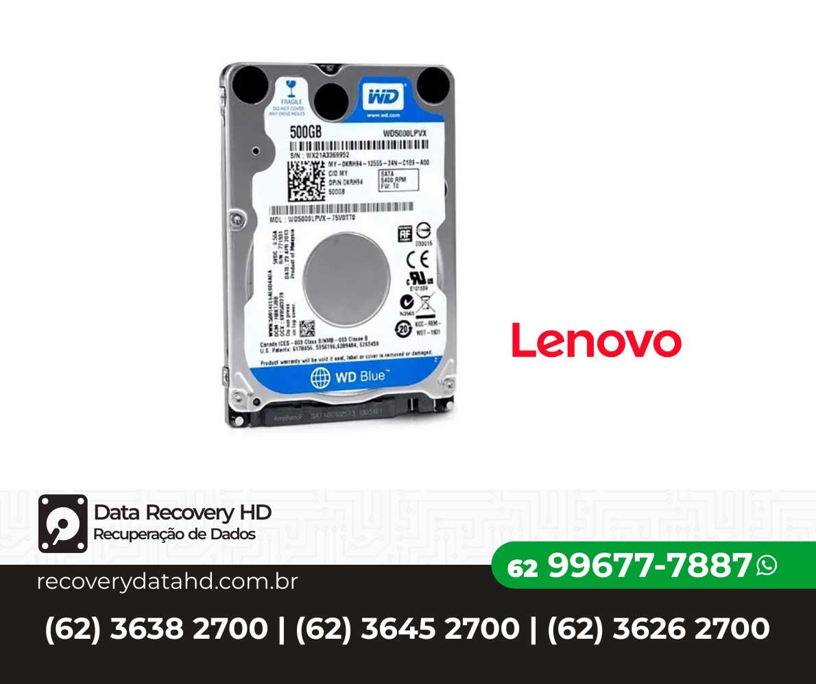 RECOVERY DATA HD-RECUPERAÇÃO DE ARQUIVOS EM HDS DE NOTEBOOK LENOVO GOIANIA